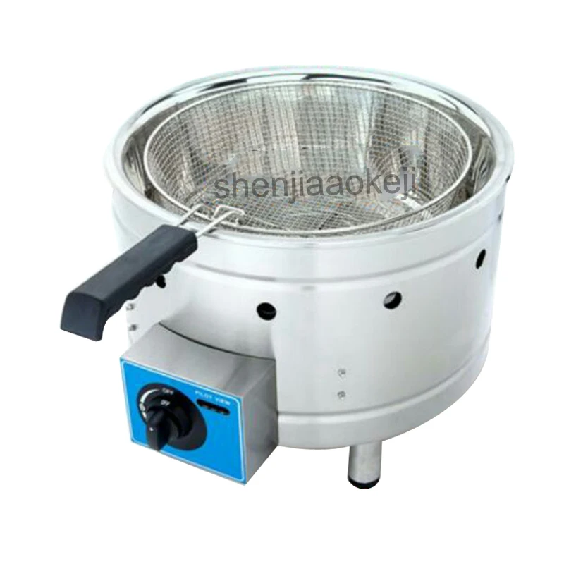 

1 шт., газовая фритюрница из нержавеющей стали, 15 л