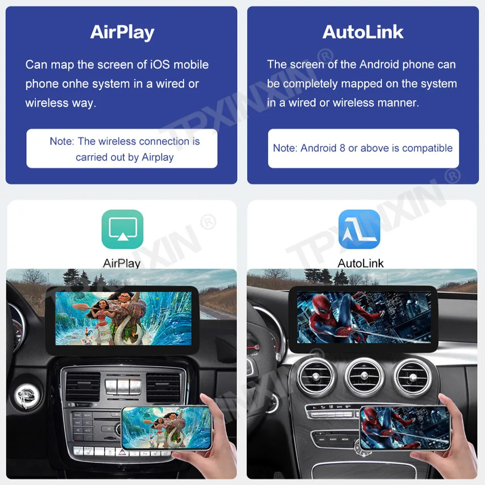 Автомагнитола Linux экран для Mercedes Benz ML W166 GL X166 GLE GLS 2013-2018 беспроводной блок Carplay
