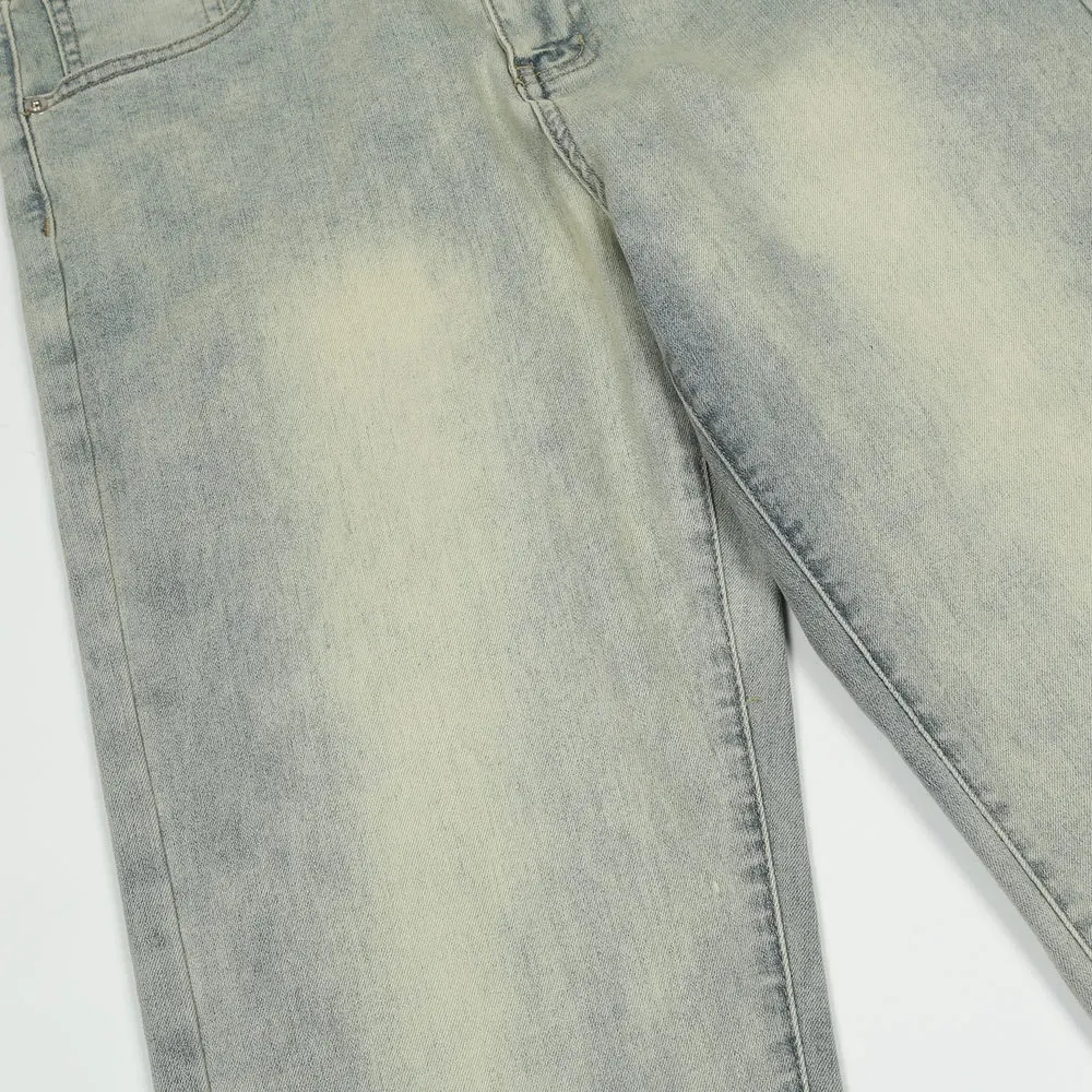2023 Vintage Denim Pants Men Streetwear Retro Denim Pant Jeans HipHip Casual Joggers Trousers Jeans Cotton