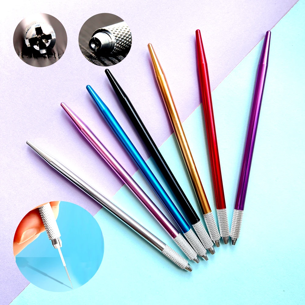 

Manual Tattoo Pen Tattoo Machine Needle Blade Embroidered Eyebrow Lips Tebori Microblading Permanent Makeup Eyebrow Tools Bulk