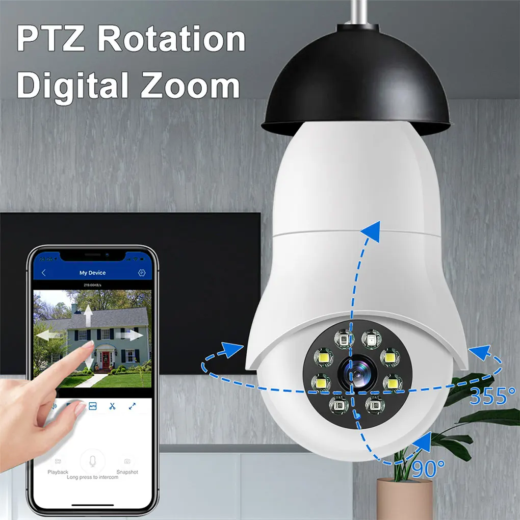 

Security Camera Wireless Hotspot Connection Surveillance Cameras Voice Talkback Smooth Waterproof Security Cameras
