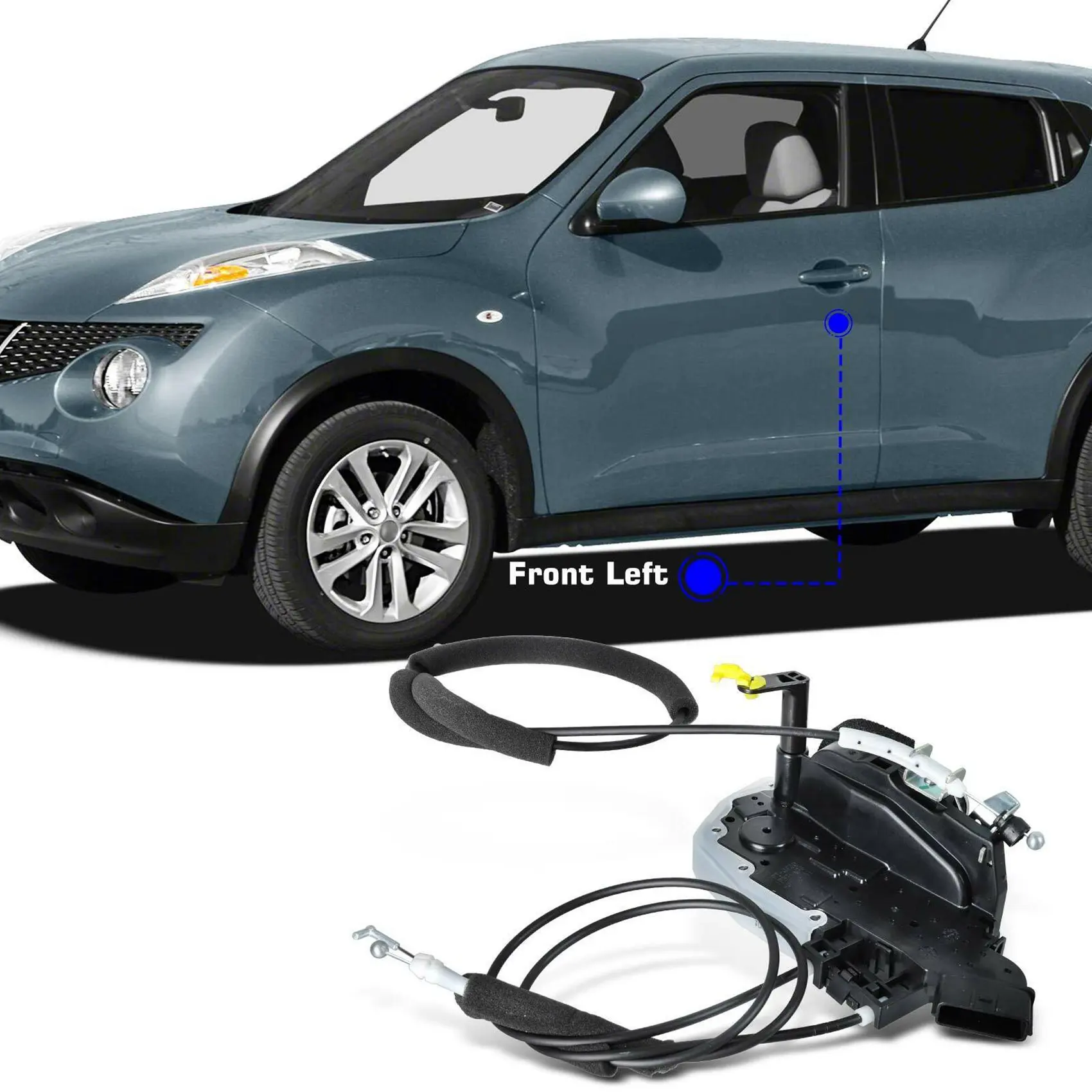 

Door Lock Actuator 6 Pins 80501-1KM0A for Nissan Juke 2011-2017 L4 1.6L Sport Utility Front Left LH