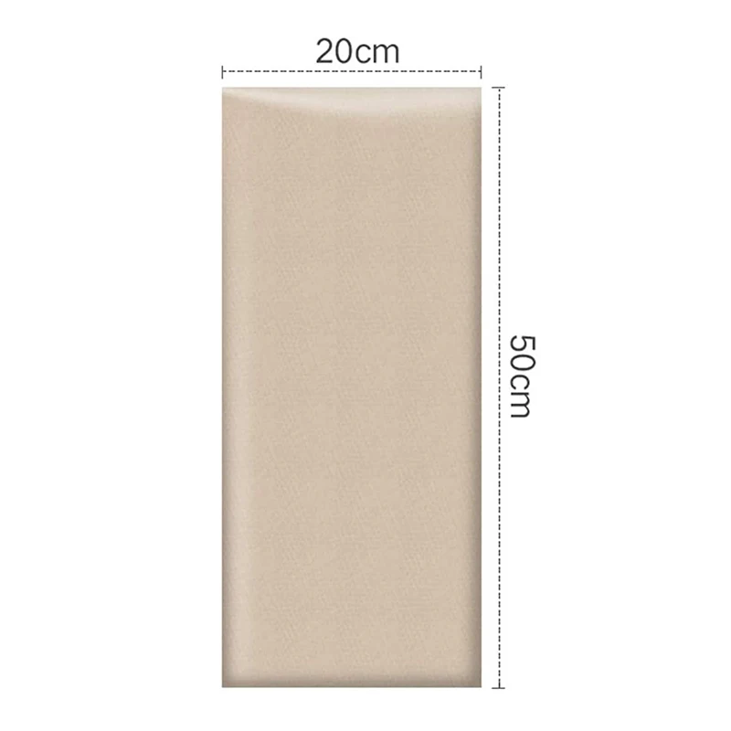 3D Мягкая сумка противоударная самоклеящаяся настенная наклейка прямоугольной формы однотонные водонепроницаемые обои для гостиной, кухни, телевизора.