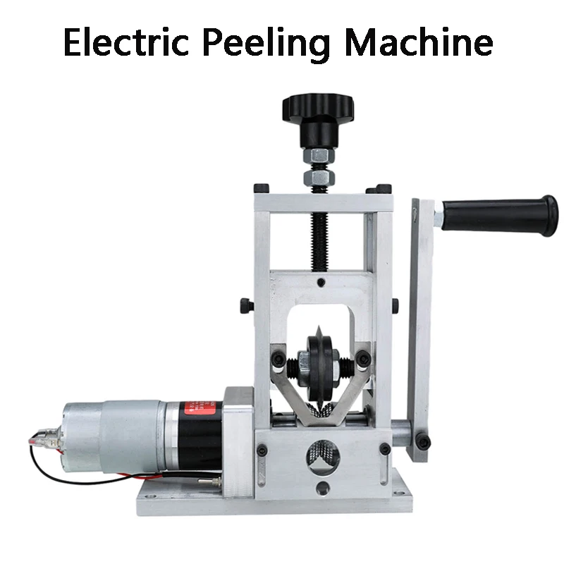 

Electric Peeling Machine Manual Wire Stripping Automatic Hand Crank Stripper Scrap Copper Cable Stripping Recycle Tool