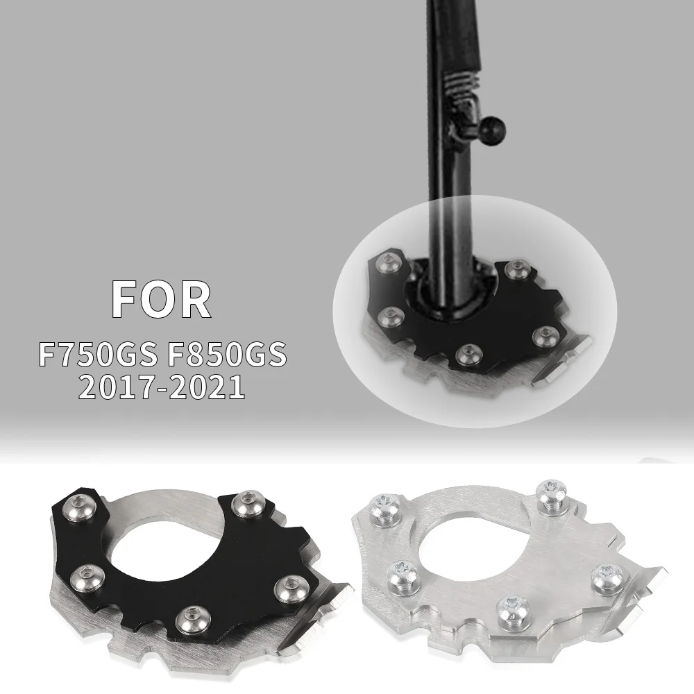 

Kickstand Side Stand Extension Pad Plate Cover FOR BMW F750GS F850GS 2019 2020 2021 Side Stand Fame Support Plate Motorcycle