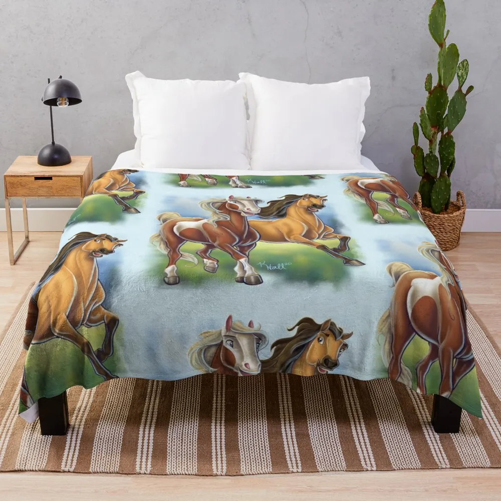 

O espírito e a chuva lançam a manta de malha grande manta decorativa do sofá cobertores cobertor para o turista do bebê