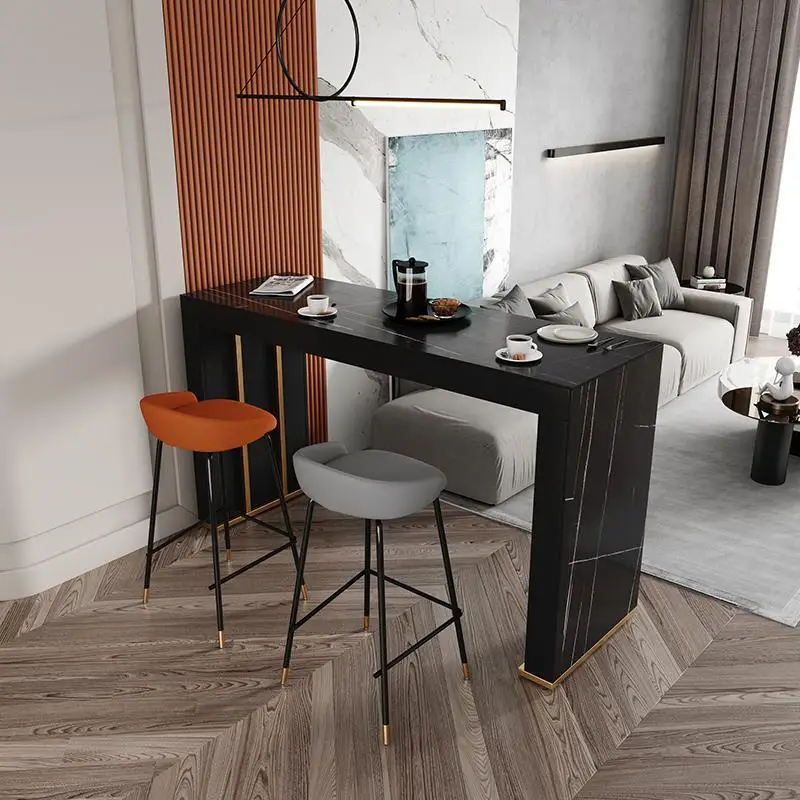 Светильник шный легкий шиферный барный стол открытый кухонный остров обеденный