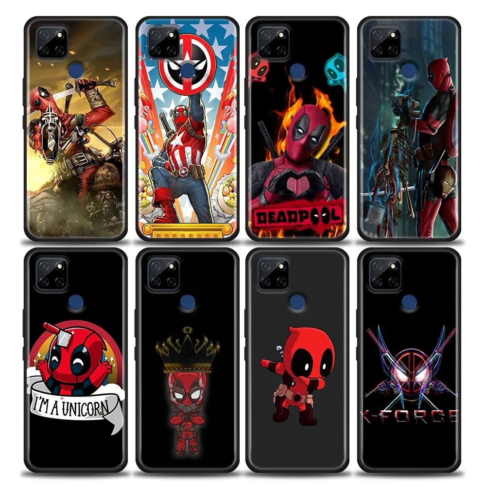 

Marvel Funny Deadpool Comics Phone Case For Oppo Realme C35 C20 C25 C21 C12 C11 C2 A53 A74 A16 A15 A9 A54 A95 A93 A31 A52 A5s 5G