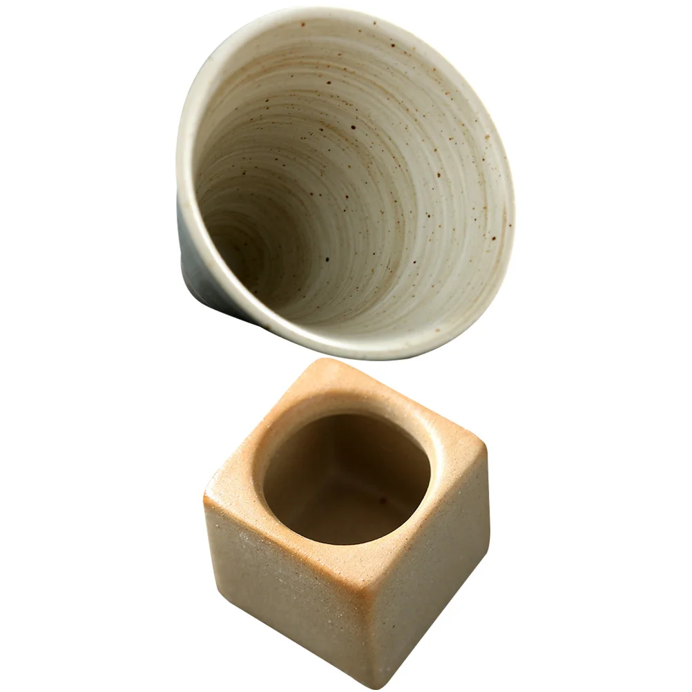 

Cappuccino Container Japanese Style Coffee Mug Espresso Pour Cone Maker Filter Ceramic Cup