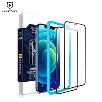 smartdevil 10h diamonds screen protectors for iphone 13 12 pro max glass for iphone 13 12 mini full cover hd anti blue ray