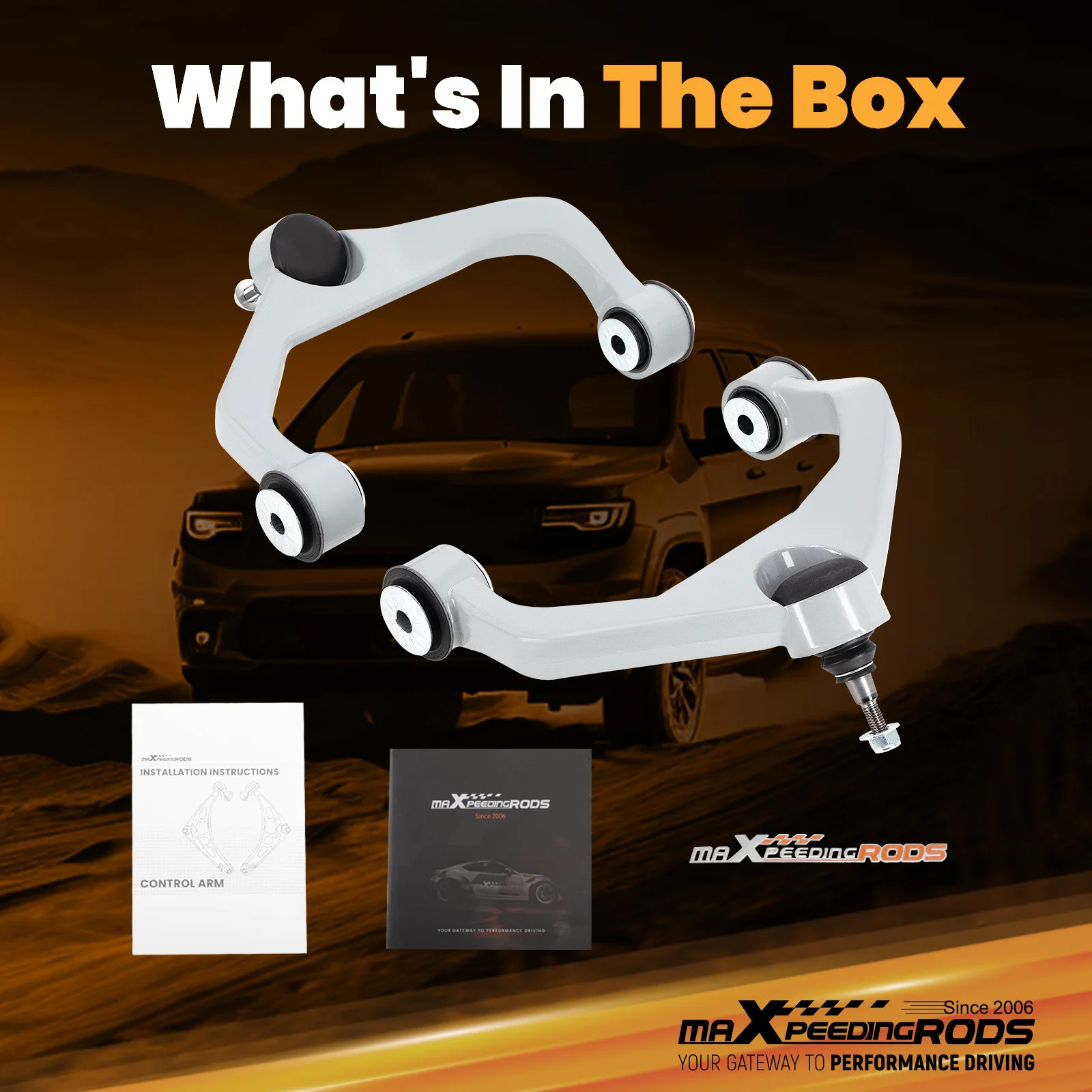 2 верхних рычагов управления с подъемом 3 5 дюйма для Chevy Silverado GMC Sierra 2500 HD 4WD 2011-19