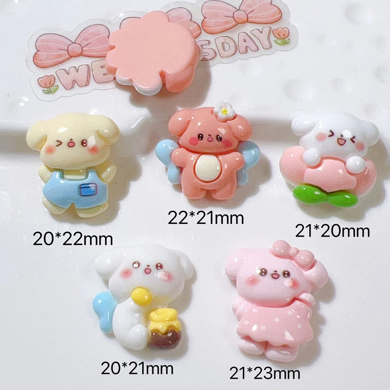 10 шт. новый милый миниатюрный мультяшный медведь кролик из смолы альбом для