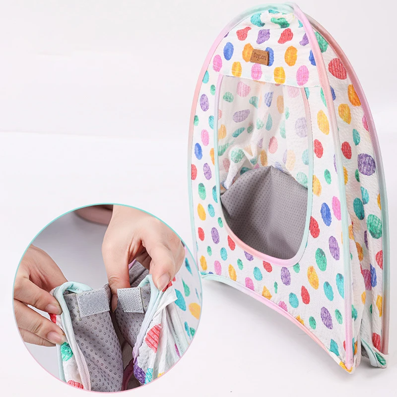 Палатка в радужную точку для домашних животных дышащая Складная подстилка сна