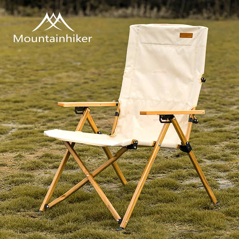 

Mountainhiker Camping Lounge Chair Outdoor Adjustable Folding Chair Portable Beach Fishing BBQ Relaxing Picnic Chair Backrest