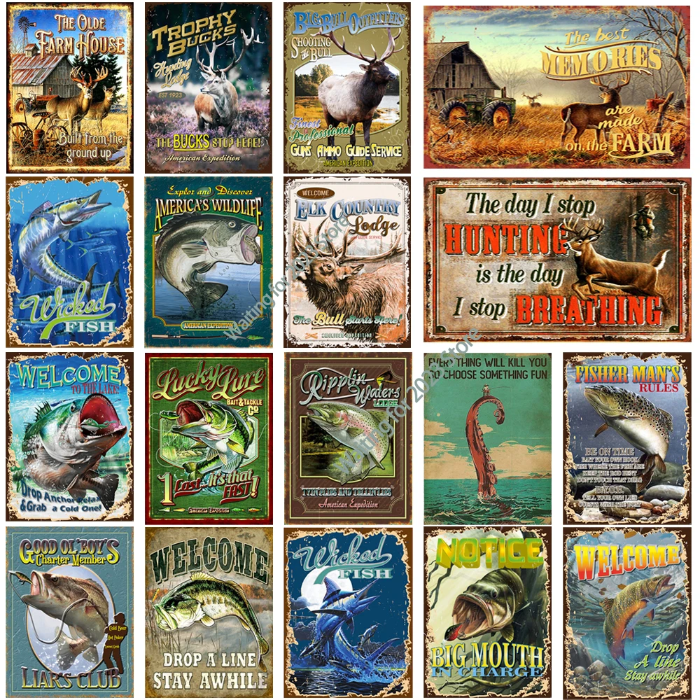 

Металлический постер-наклейка «рыба и апелк»