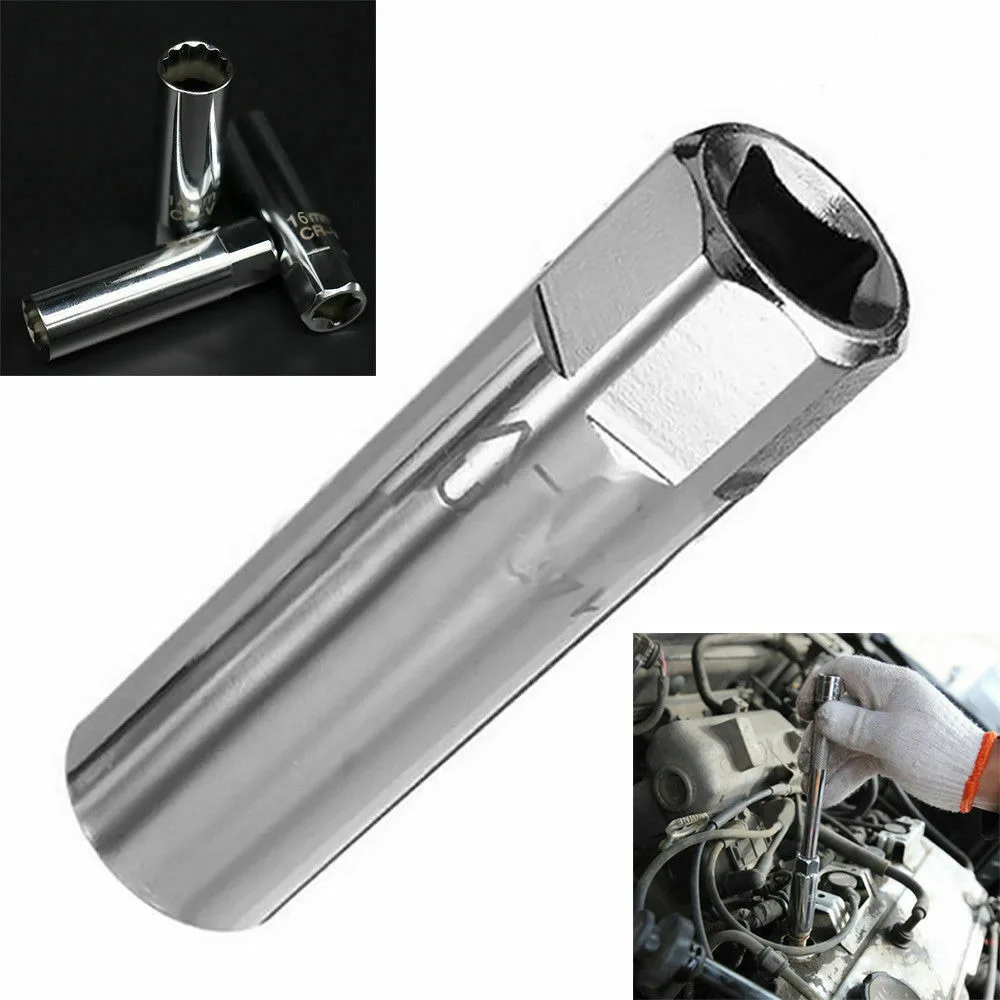 Универсальный 16 мм разъем свечи зажигания из углеродистой стали 3/8 дюйма тонкий