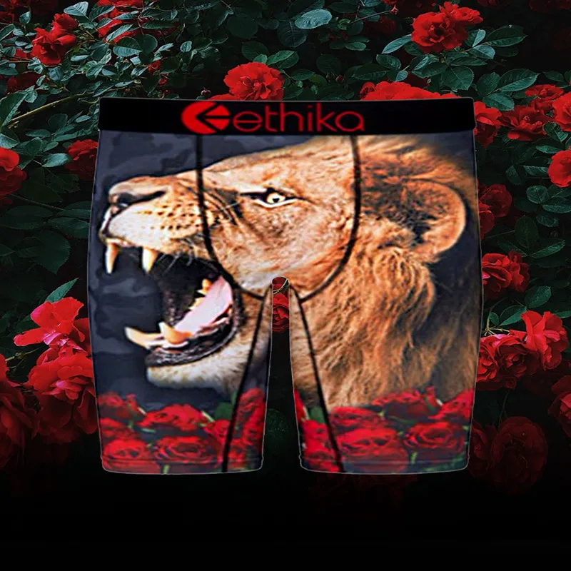 

far starfar starfar starEthika 2021 Latest Mens Long Sports Shorts Personality Boxer Design Tight Sexy Mens Underwear Ethika