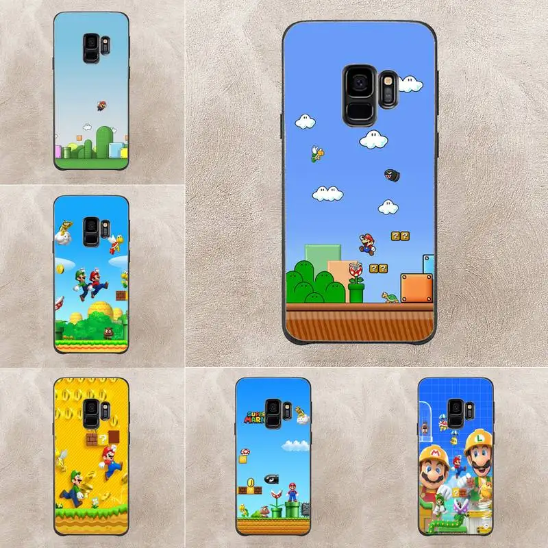 

Game Marios Phone Case For Samsung Note 8 9 10 20 Case For Note10Pro 10lite 20ultra M20 M31 Funda Case