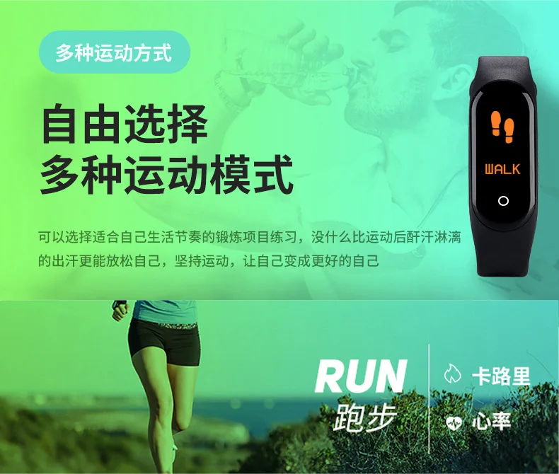 

baile 20210713A jiaodianxzi108usd Band Bluetooth Fitness Bracelet Men Women Tracker Sports Band Pedometer Heart Rate