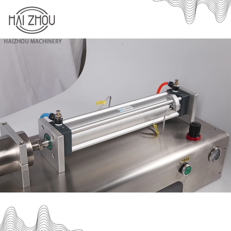 Горизонтальная полуавтоматическая машина HAIZHOU из нержавеющей стали с одним