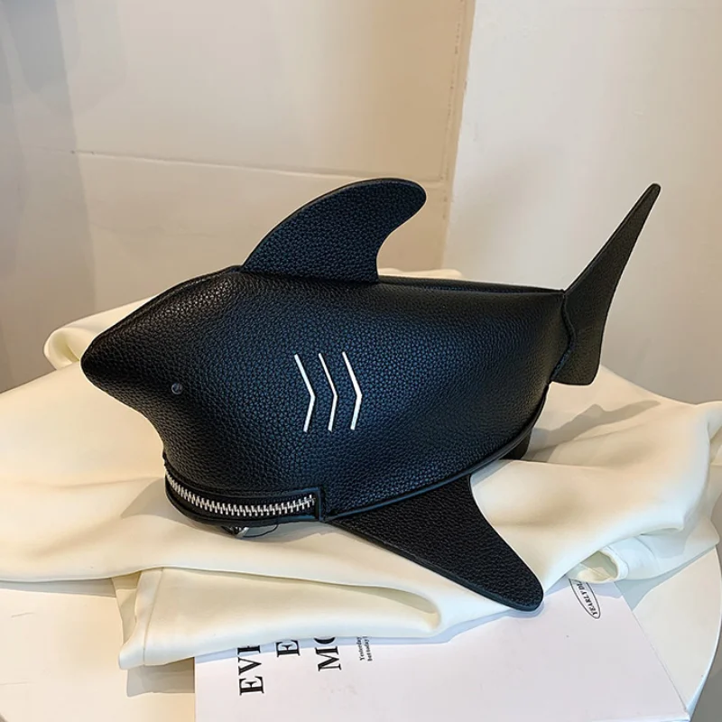 

Забавные милые сумки для женщин, новинка 2023, мультяшная модная маленькая сумочка, индивидуальная женская сумка через плечо в стиле хип-хоп с 3D принтом акулы и животных