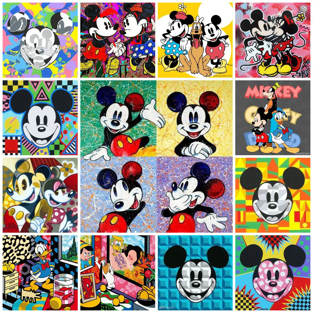 

5D Diamond Painting Cartoon Disney Mickey And Minnie Comic Poster Embroidery Cross Stitch Kits Art Mosaic Drill Home Decor Gifts