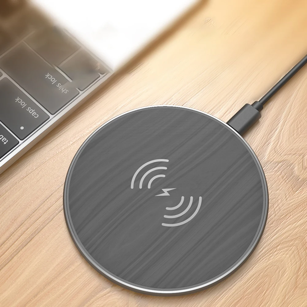 

5W/7.5W/10W/15W Type-c Round Dock Wireless Charger 15W Desktop Wireless Charger Built In Desktop Charger Embedded Fast Charger