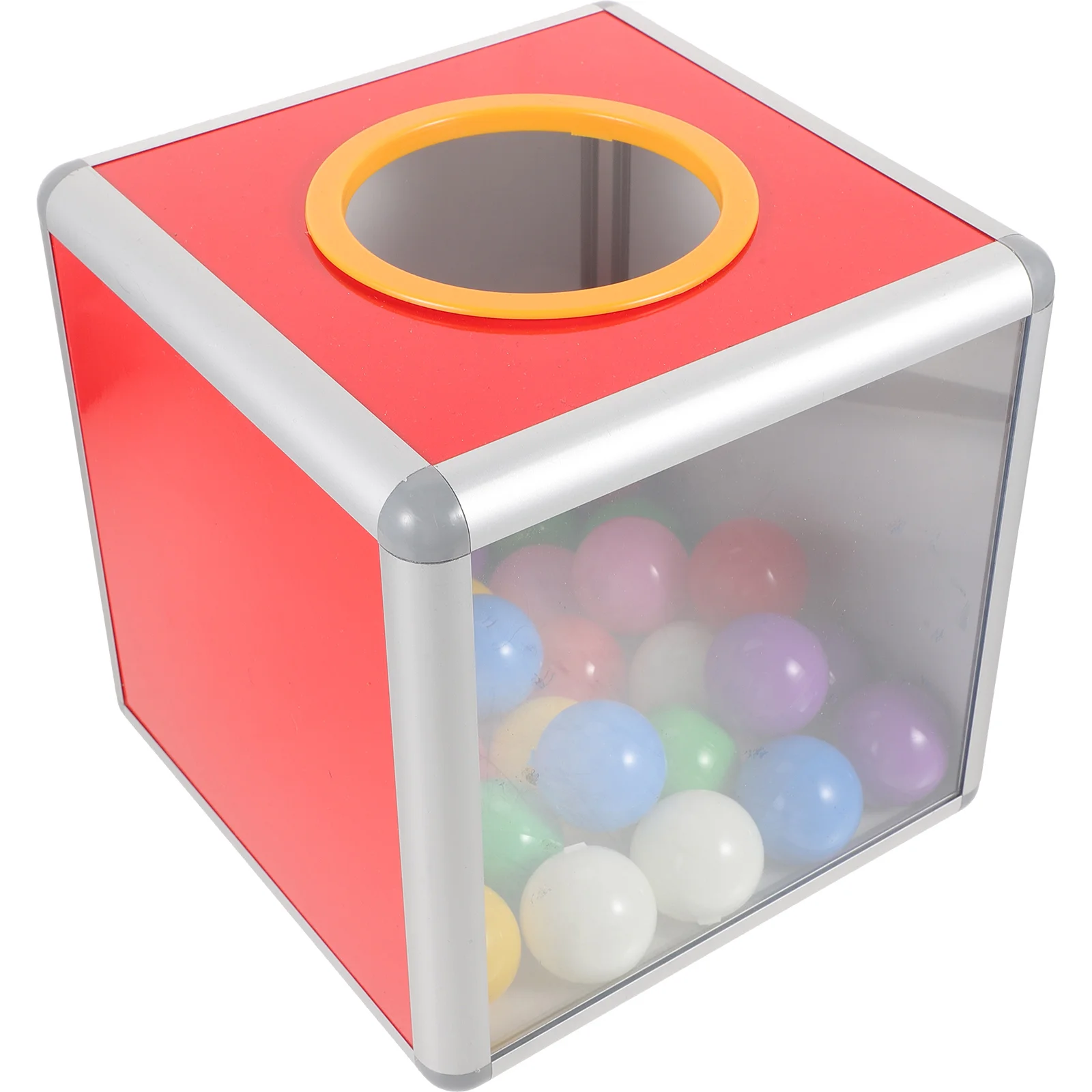 Контейнеры Прозрачная коробка для лотереи Лотерейный футляр билетов Контейнер