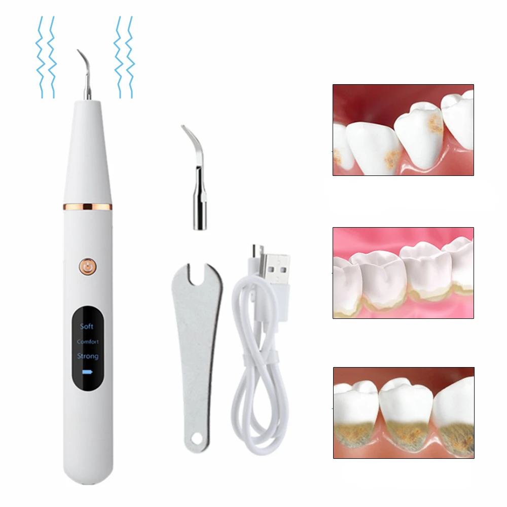 Ультразвуковой очиститель зубов электрический аппарат для удаления зубного