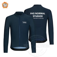 2022 blue pns cycling clothing mens winter thermal fleece pas normal studios long sleeve cycling jersey ropa ciclismo