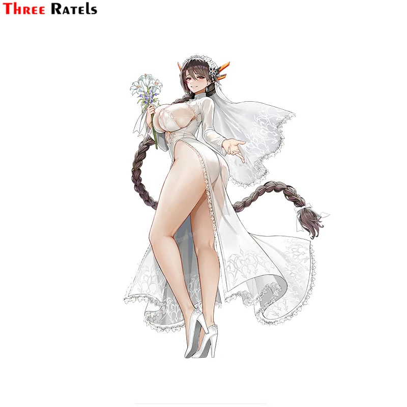 

Three Ratels A607 Black Wyrm S9 Last Origin Cartoon Anime Sticker For Yamaha Motorcycle Gifts Waterproof Decals Vinyl Material