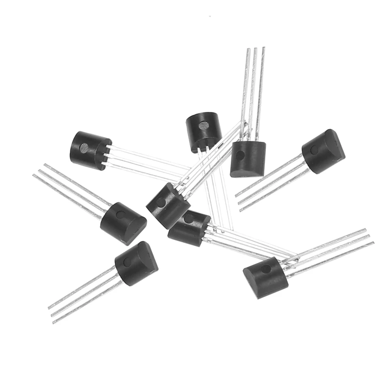 

10Cps LM35DZ TO-92 датчик температуры, Линейное напряжение, датчик температуры