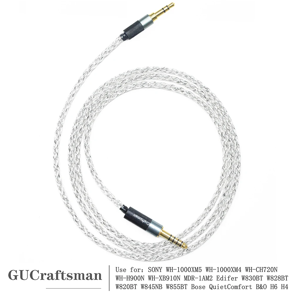 Графеновый кабель 3 5 мм для SONY WH-1000XM5 1000XM4 CH720N H900N XB910N BOSE QC Beats B&ampO Edifer