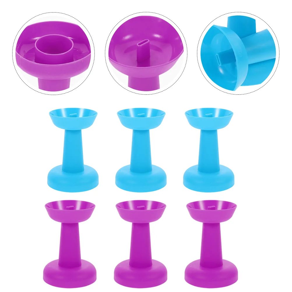 

6Pcs Cone Dessert Holder Handheld Cone Holder Ice Cream Cone Stand Ice Sucker Stand