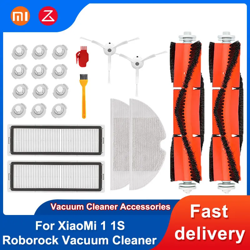 

HEPA Filter Side Brush Main Brush for Xiaomi 1s Roborock S50 S5 Max Mijia Vacuum Cleaner replacement parts Accessories For home
