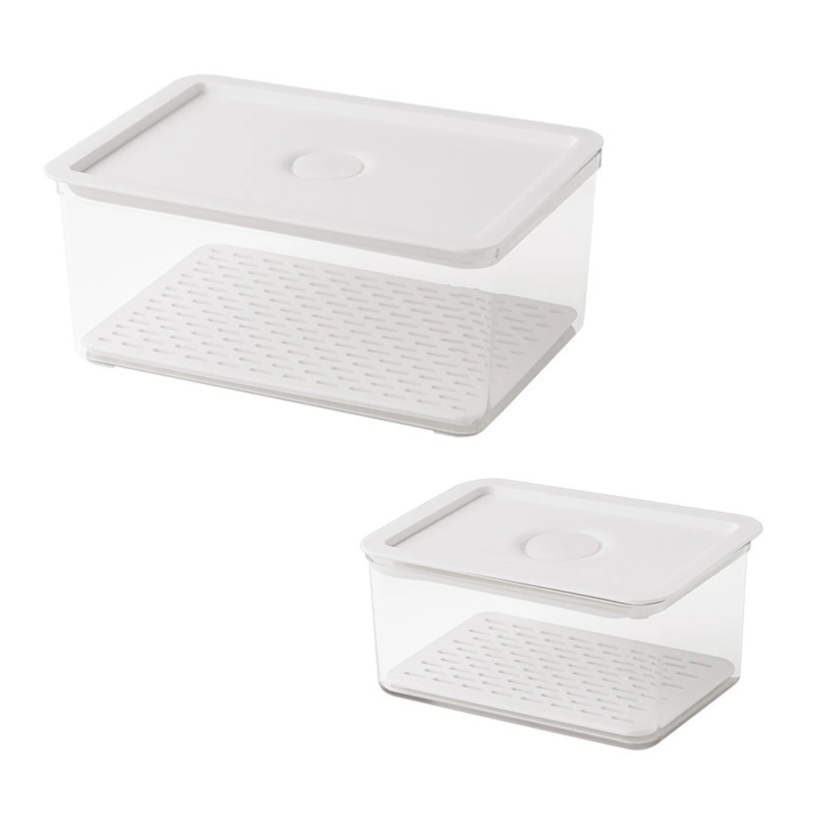 

Refrigerator Fresh-keeping Box Refrigerator Organizer With Sealed Storage Box Fruits Vegetables Organizer Kitchen Supplies