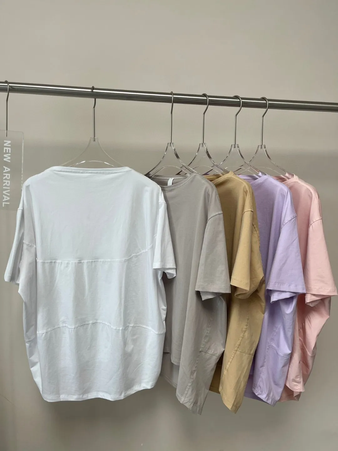 Lulu Loose Yoga Tops Sports Fitness Shirts Workout Clothing Sportswear Back in Action Short Sleeve T-shirt for Women With Logo