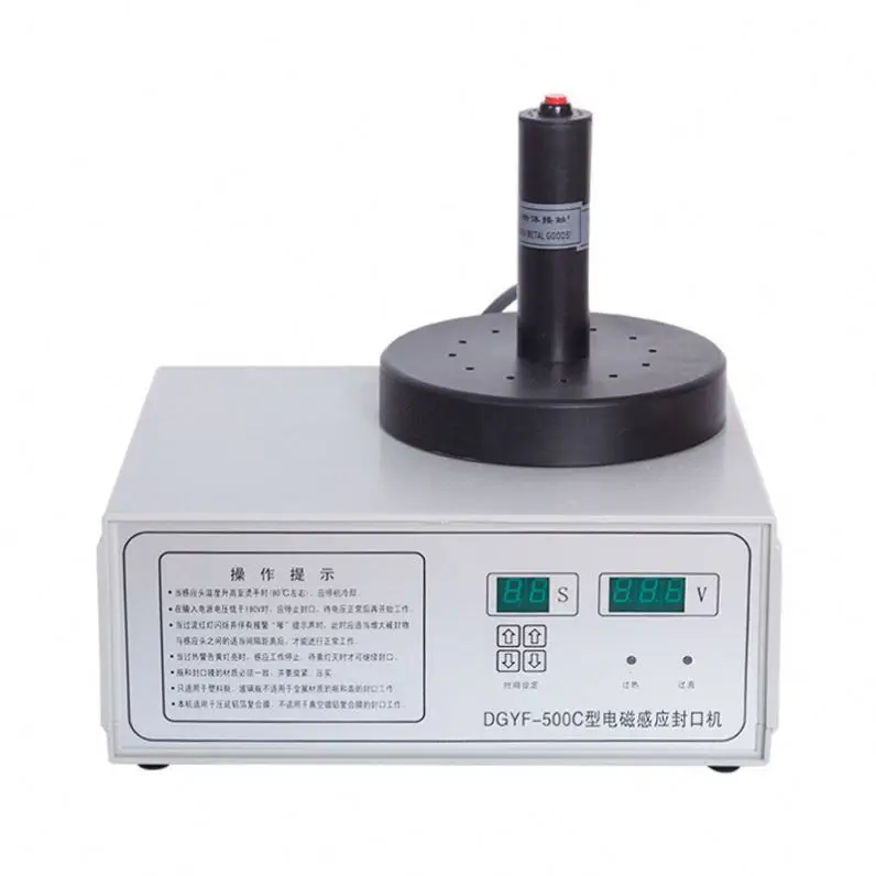 

Electromagnetism Inductor Bottle Aluminum Foil Lid Sealing Machine