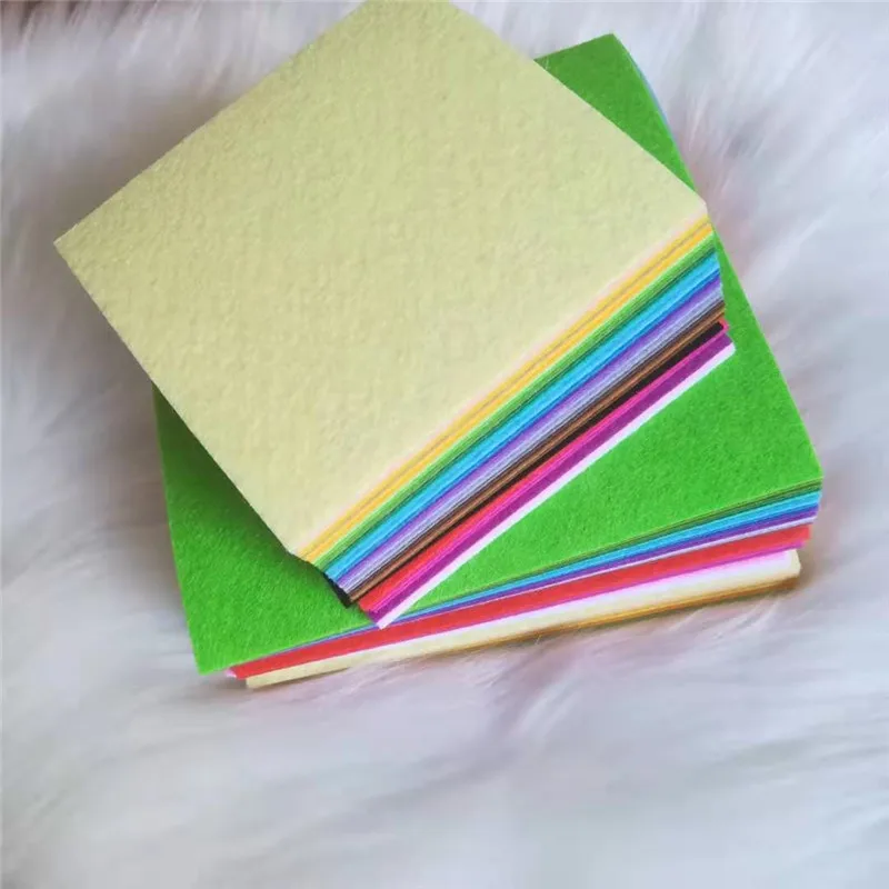 

20 Sheet Mixing Nonwoven Needlework Felt Fabric Patchwork Cloth for Kids Scrapbooking Sewing Crafts DIY Quilting Christmas Felt
