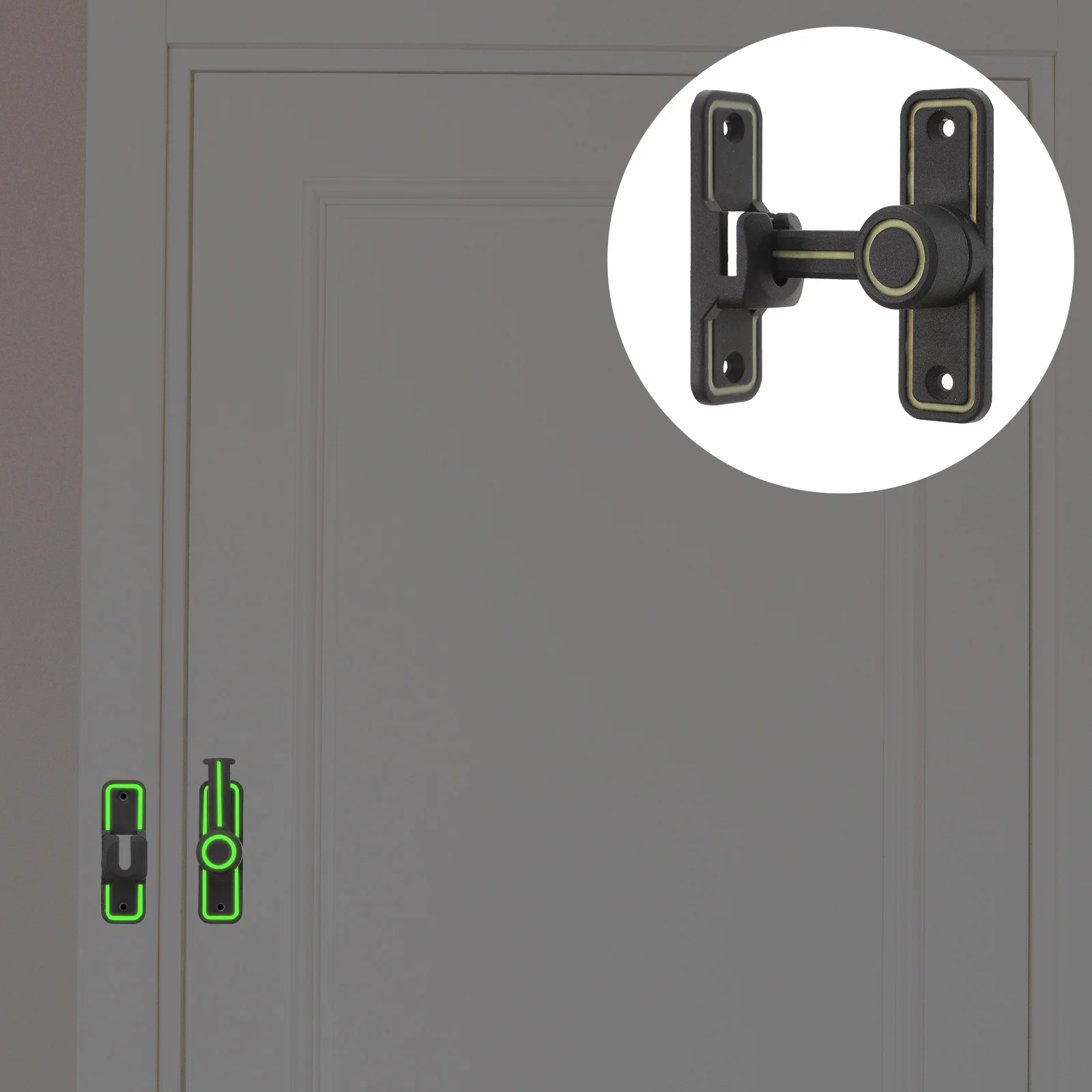 

Door Bolt Luminous Door Bolt 90 Degree 180 Degree Heavy-duty Door Bolt Lock