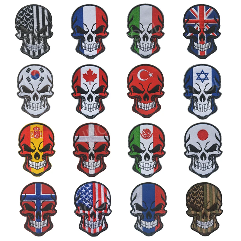 Головка черепа Франция США Италия Украина Мексика Корея Япония Великобритания