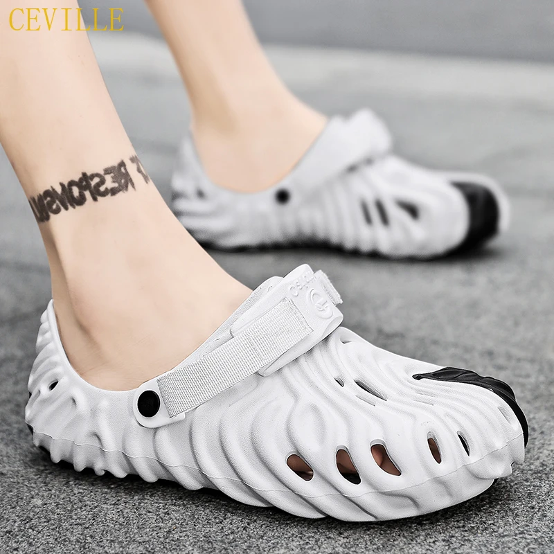 Mens Sandals Summer 2022 New Fashion Platform Clogs Men's Casual Sandals EVA Large Size Summer Beach Mens Sneaker Womens Sandals