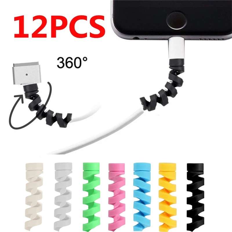 

NEWCE Charging Cable Protector For Phone Cable holder Ties cable winder Clip For Mouse USB Charger Cord cable organizer manageme