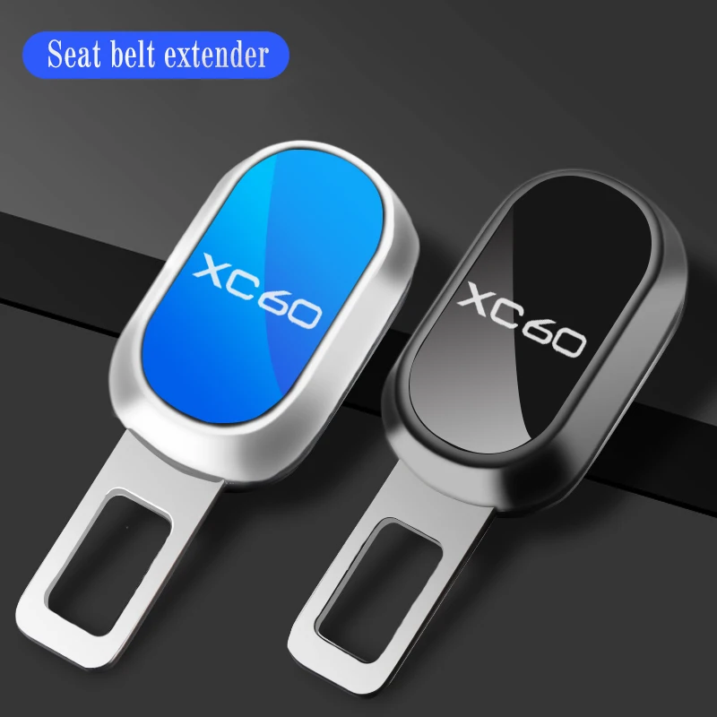 

Zinc Alloy Car Adjustable Seat Belt Safety Extender Buckle Plug For Volvo XC60 XC 60 Eliminate Alarm Interior Accessories