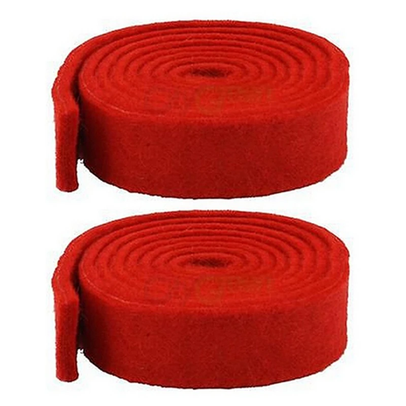 

2X Piano Tuning Wool Felt Temperament Strip - Tapered Mute