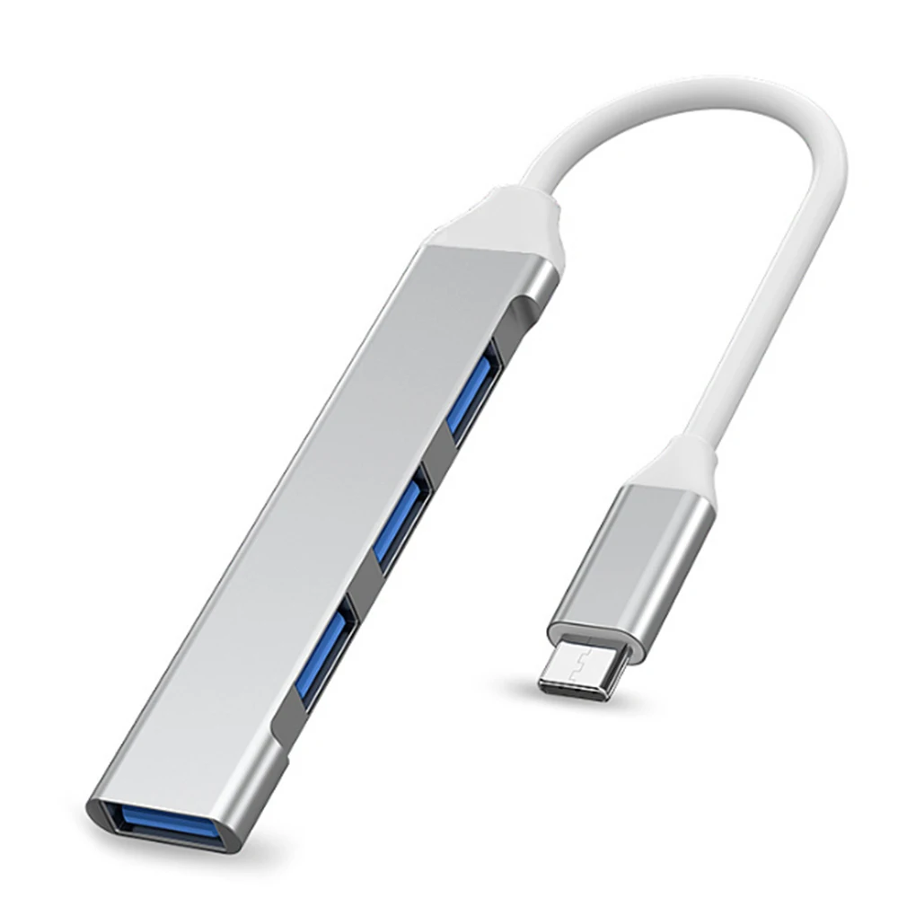 

Разветвитель USB Type-C 3,0, 4 порта, OTG-адаптер