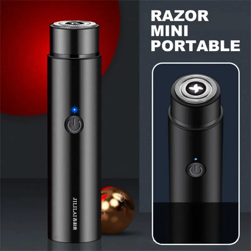 

Men's Mini Electric Razor Shaver Fully Automatic Beard Trimmer Shaving Machine USB Charging Portable Washable Epilators
