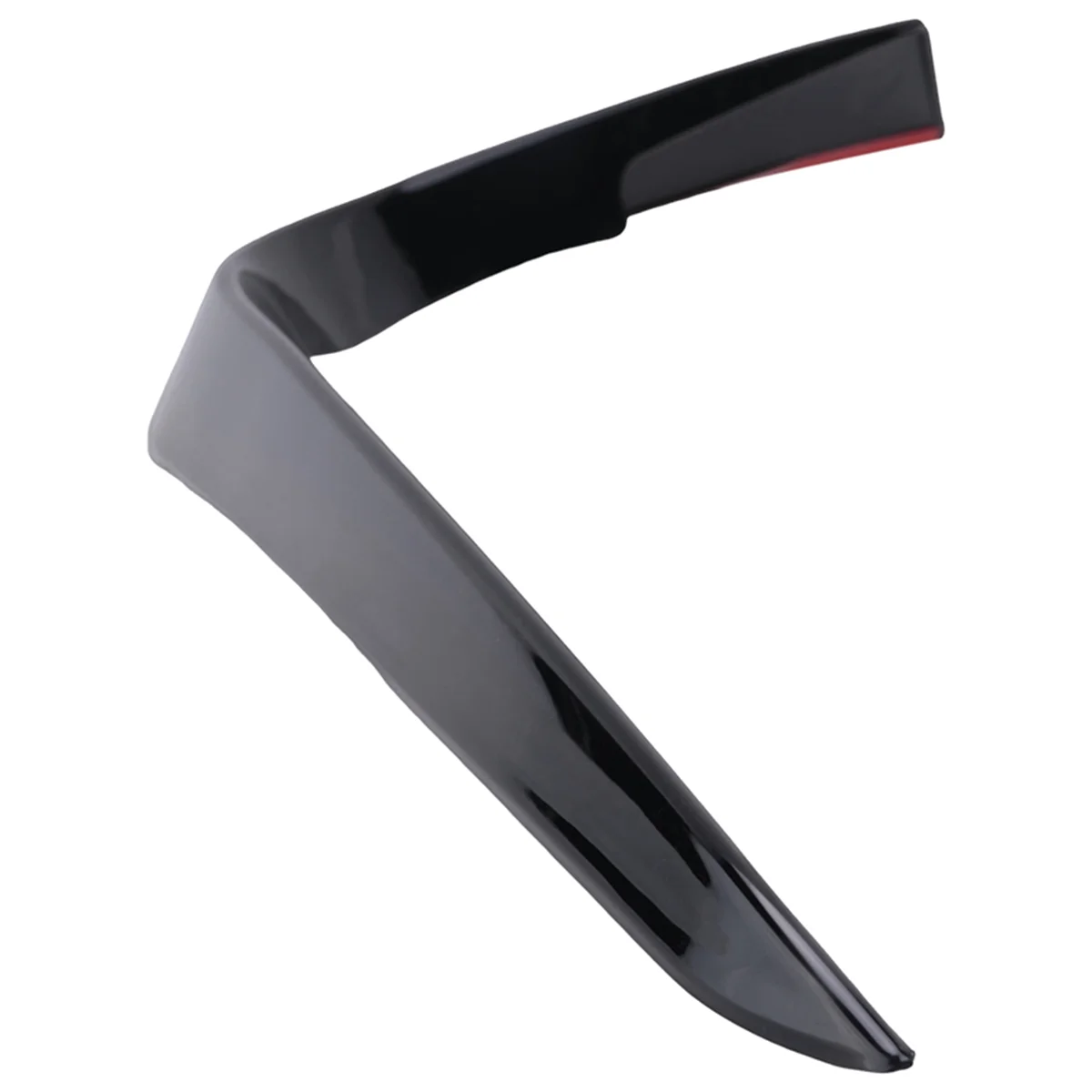 Автомобильный яркий черный передний бампер сплиттер спойлер накладка