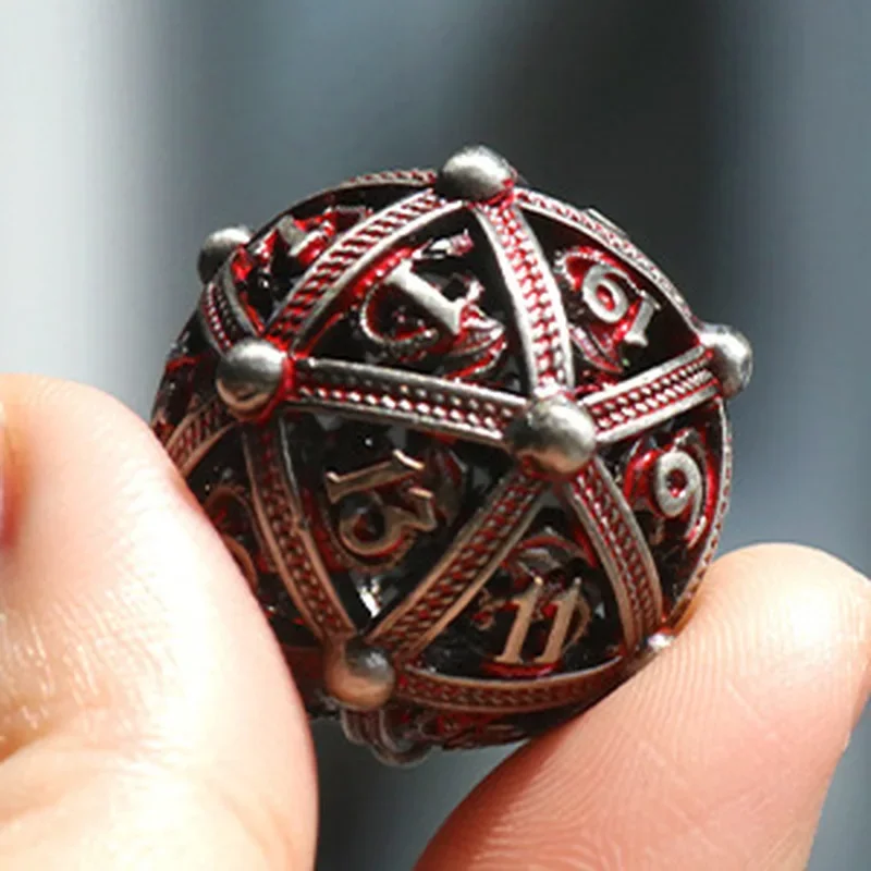 7 шт. настольные игры металлическая загадка полый полигедрический набор для