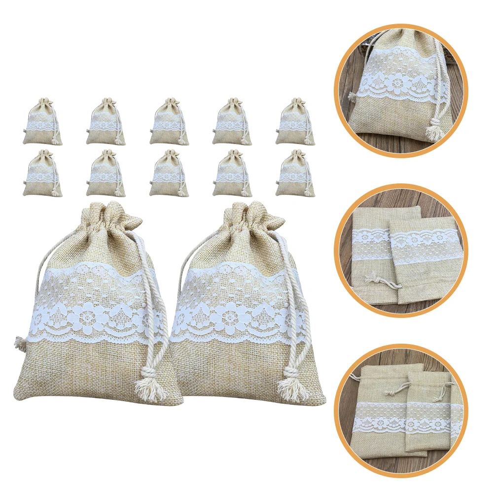 

12 Pcs Drawstring Pouch Jewelry Bags Drawstring Small Drawstring Bags